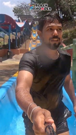 💥Black Thunder speed rides 👈 #waterpark #mmtvlogs#blackthunder