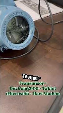 🔧 Cómo hacer loop test a un transmisor con HART y tablet 💥 #calibración #instrumentacion