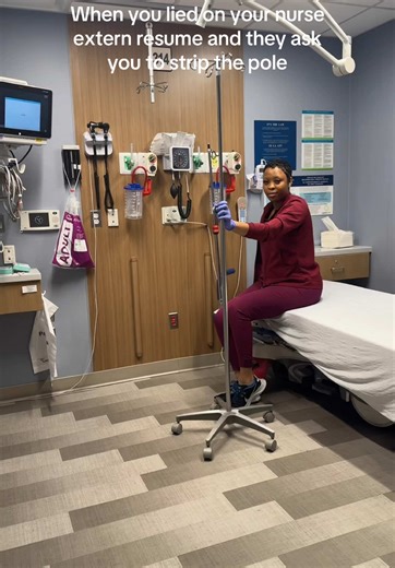 Hilarious Nurse Resume Mishap: Stripping the Pole