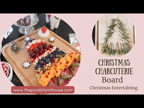How To Make A Christmas Charcuterie Board - Christmas Tree-Shaped Appetizer