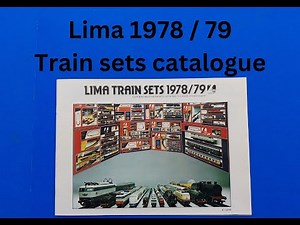 Lima train sets model railways catalogue 1978/79 full look through from Mangley Town #ModelRailway