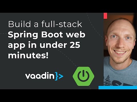 Full-stack Spring Boot web app tutorial - LitElement, TypeScript, and Vaadin Fusion