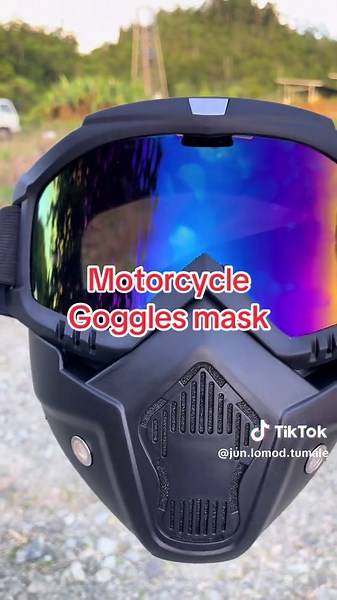 Motorcycle Helmet Goggles and Mask Essentials