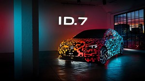 Camouflaged Volkswagen ID.7 Debuts At CES