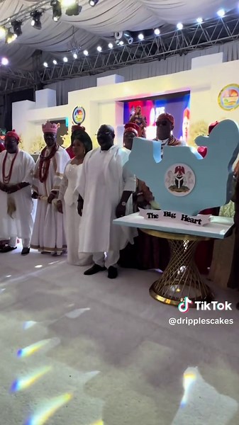 Delta State Map Cake for Memorial Event