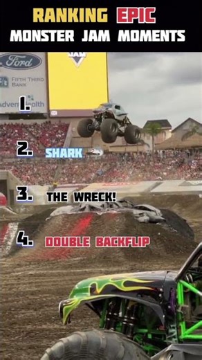 Ranking the Best Monster Jam Moments! 🚛💥 #Shorts #MonsterJam #Best