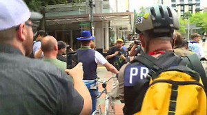 14K views · 143 reactions | RIGHT NOW: Portland police have declared today's protests a civil disturbance following clashes in downtown Portland. At least 13 people have been arrested so far. Latest details --> https://bit.ly/30coWZ6 | KOIN 6 | Facebook