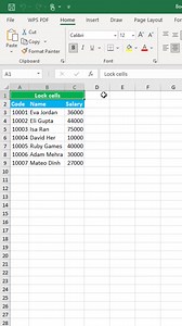 6K views · 41 reactions | Want to Lock Cells in Excel‼️Use Amazing Trick | Time to Office | Facebook