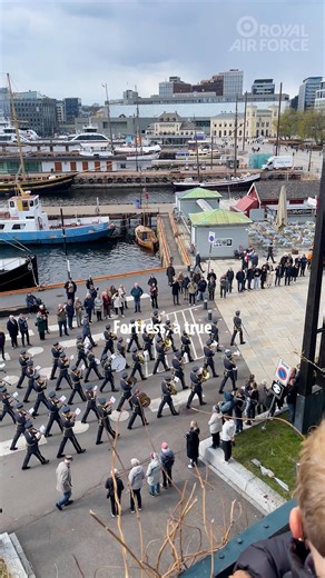 27K views · 725 reactions | The Band of the RAF Regiment has just finished parading through Oslo and is now preparing for the first Tattoo performance tonight  To find out how the Band gets on, keep an eye on our social media channels. For more information on a career with us please get in touch : RAFMS-Recruitment@mod.gov.uk Royal Air Force Forsvarets musikk Besson Brass Buffet Crampon #noordinaryjob #rafmusic #norway #oslo #military #parade | RAF Music | Facebook