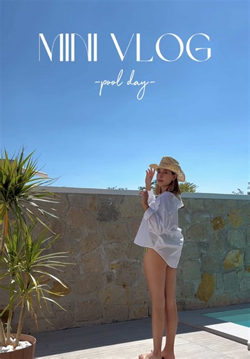 Mi día perfecto en la piscina | Mini Vlog de Verano