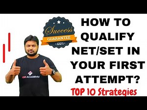 How to Qualify NET/SET Exam in Your First Attempt ? #ugcnet #tsset #apset