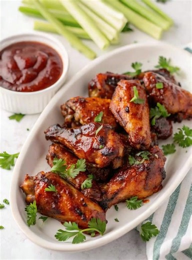 3 Ingredient Crockpot BBQ Wings 😋 - Turn Crockpot on low. - Pour the can of coke into the crockpot. - Place all of the chicken wings into the Coke… FULL RECIPE Link in First (c.o.m.m.e.n.t ). 👇👇👇👇👇👇 | Grandma recipes