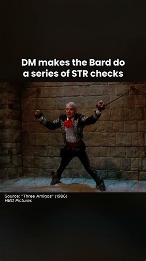 bard has to pass strength checks in D&D #dnd #dndmemes #dungeonsanddragons #dnd5e #DNDtiktok #TTRPG