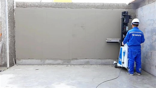 The Automatic Mortar Spraying machine and Plastering machine can work on 220V/380V dual voltage support. No industrial power supply is needed. It can be powered directly from a household wall sock. The machine reduces the burden on handling, operation, and cleaning. It is flexible in small spaces, and very simply and easy to operate. | Forklift HT