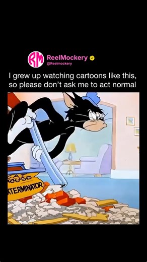 Reel Mockery on Instagram: "“Tom and Jerry is a classic animated series centered on the endless rivalry between a house cat and a clever mouse” 😭🔥 Created back in 1940 by Hanna and Barbera, this masterpiece proved you don’t need words to create absolute chaos and comedy gold. Tom cooks up the most elaborate, over-the-top schemes to finally catch Jerry… only for everything to backfire in the most spectacular, painful, hilarious ways possible 😂. The chases? Pure art. Perfectly timed to that ico
