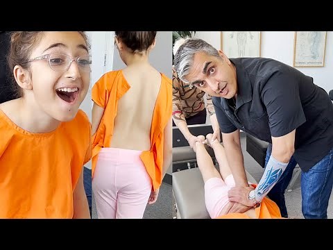 DEEPEST ADJUSTMENT EVER? 10-year old with Scoliosis finds relief. ‪@DrRahim‬ Compilation