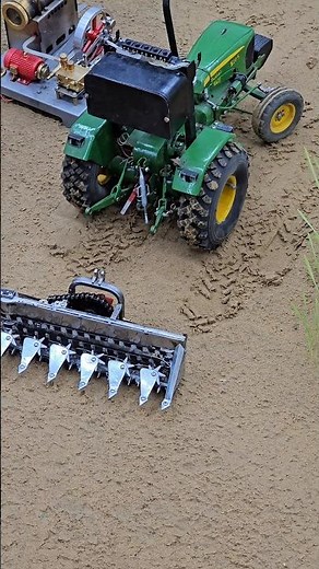 American John Deere Tractor Reaper Machine #project