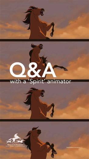 Q&A with Spirit animator - #spiritstallionofthecimarron #wildhorses #horse #sanctuary #dreamworks