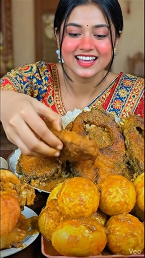 ASMR Eating Fish Fry with Steamed Rice | Relaxing & Satisfying Food Sounds #mukbang #asmreating