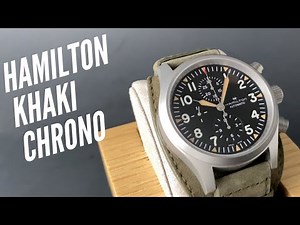 Impressive NEW Hamilton Khaki Field Automatic Chronograph!