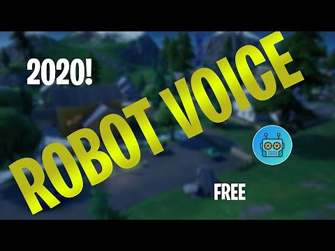 How to get the ROBOT VOICE FREE 2020! Free Voice download!