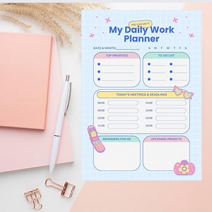 Onenote Template for Work-time Management Tracker-productivity Tracker-daily Schedule Planner-to Do List Template-task Tracker-work Schedule - Etsy