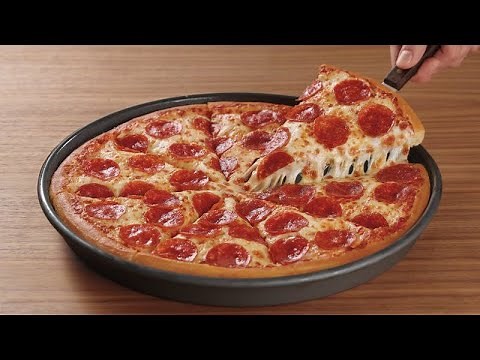 How to make Pizza Hut Pan Pizza Dough Recipe easy and quick (clickbait thumbnail)