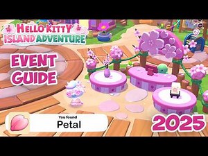 Finding ALL The Hidden Petals FAST In Hello Kitty Island Adventure's Springtime Celebration 2025