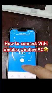 #midea how to cannect WiFi window unit?? #hvac #aircond #lifeisbutadream