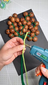 Macadamia nut shell wind chime ornament, such a soothing sound | Crafti Hand