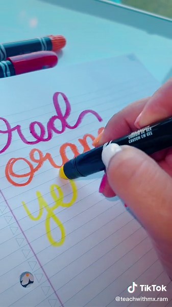 Creative Anchor Charts Using Crayola Gel Crayons 🎨