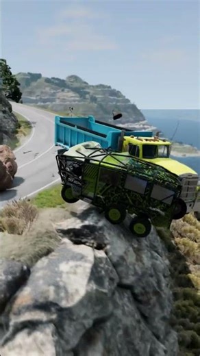 Realistic Car & Truck vs Rocks 💥 | #1