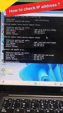 how to check IP address? #ytshorts #youtubeshorts