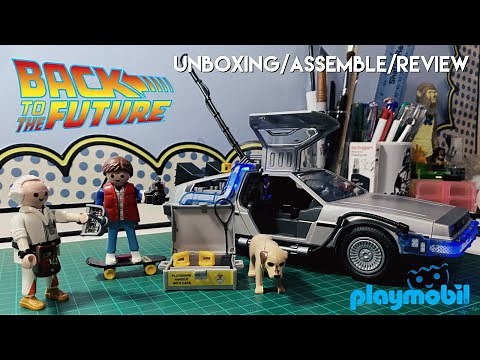 Playmobil Back To The Future Delorean - Unboxing - Assemble - Review