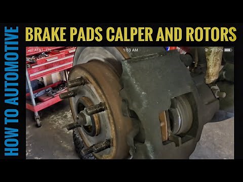How To Change The Front Brake Pads, Calipers And Rotors On A Chevy K 1500 Suburban