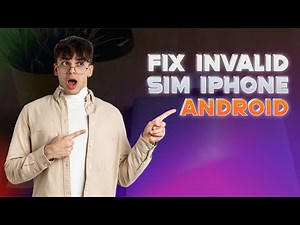 How to Fix No SIM Card, Invalid SIM, SIM Card Failure Error or searching on iPhone (QUICK AND EASY)