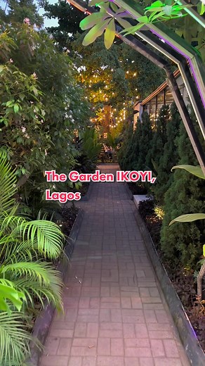 Exploring The Garden in Ikoyi, Lagos at Dusk