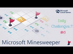 Daily Challenges Microsoft Minesweeper Gameplay #6 (Flags, Detonation, Classic, Treasure Hunt, Taps)