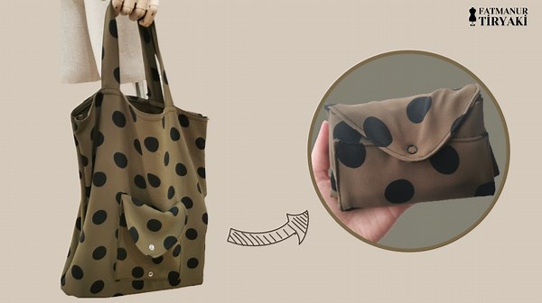 Sew and Sell | Amazing Sewing Hack for a Foldable Shopping Bag