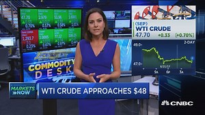 WTI crude nears $48 ahead of API inventory report