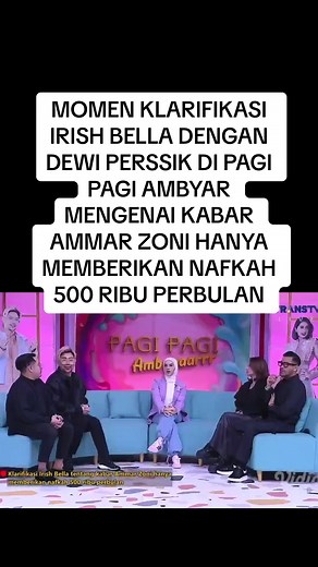 Klarifikasi Irish Bella dan Dewi Perssik di Pagi Pagi Ambyar