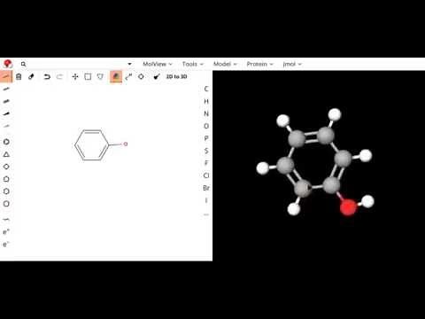 CCCE article 'View 3D structure of organic molecules'