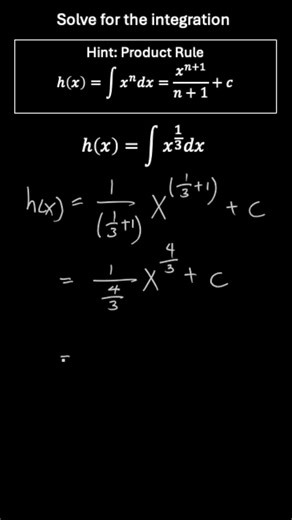 Quick Practice to taking an integration