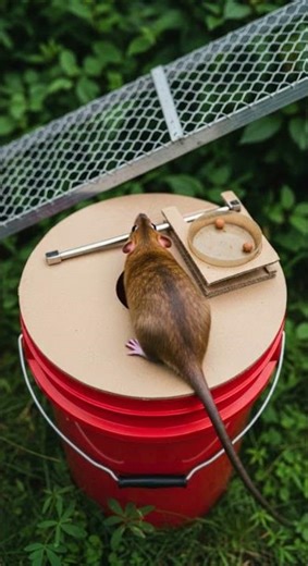 Shocking! Mice fooled by bait, trap laughs Watch this epic escape #MouseTrap #FunnyFails #Wildlife