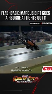 Five years ago, Marcus "Axeman" Birt took flight during Radial vs the World qualifying at Lights Out 11. #FloDragRacing #LightsOut16 | FloDragRacing