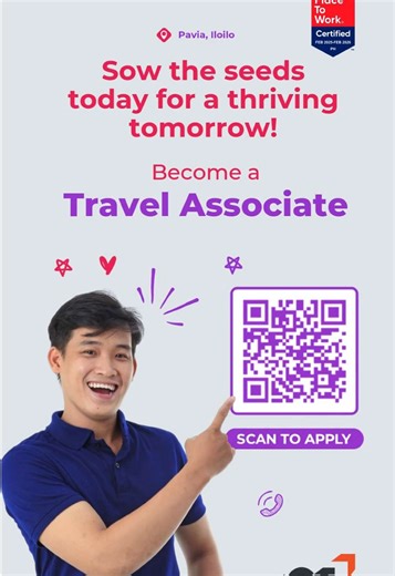 Ever thought about where your next chapter begins? 🌱 We’re on the lookout for Travel Associates who want to grow and glow with us! ✈️✨ Plant your feet in IGT: http://tiny.cc/IGTSolutions-Virtual-Hub 𝗠𝗶𝗻𝗶𝗺𝘂𝗺 𝗤𝘂𝗮𝗹𝗶𝗳𝗶𝗰𝗮𝘁𝗶𝗼𝗻𝘀: • Bachelor's Degree graduate with or without experience • Minimum 2 years in college completed with at least 6 months BPO experience • Good typing and navigational skills • Good English communication Skills (Written & Oral) • Willing to work on shifting s