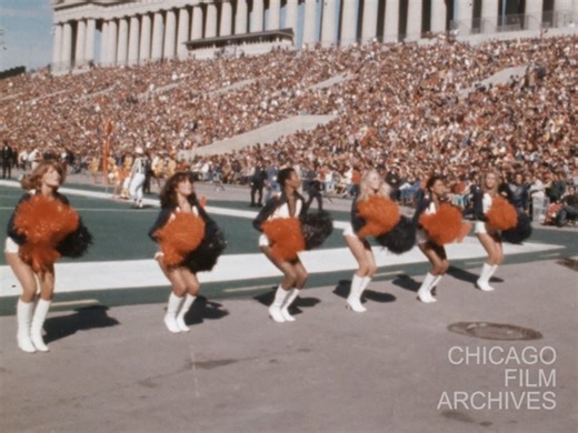 Chicago Film Archives on Instagram: "Brief shots of Chicago Bears cheerleaders ("Honey Bears") performing on the sidelines during a football game at Soldier Field in Chicago in 1978. The Honey Bears squad was short-lived, only performing with the team from 1977-1985. The Bears are now one of only seven NFL teams without a squad. "Honey Bears 11/7/8/78" (16mm, sound, Frank Koza Collection)"