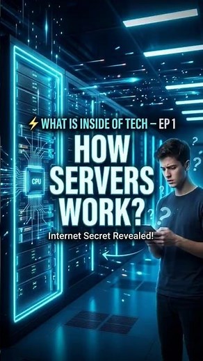 How Servers Work? | Internet & Server Explained Simply 🚀#howserverswork#serverexplained #kavilx