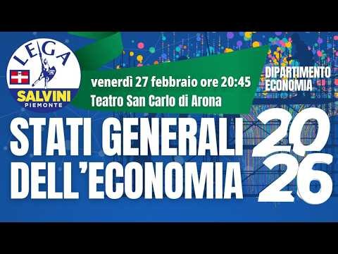 Stati Generali dell'Economia 2026 - Arona (NO)