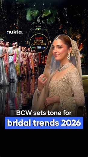 Bridal Couture Week 2025 was a show of colour palettes that needed a comeback. It showcased silhouettes and craftsmanship that were once forgotten, but is still deeply rooted in our heritage. From a powerful show by Ali Xeeshan to Rizwan Beyg, showcasing men’s fashion trends by Munib Nawaz to Edenrobe, the finale showed us what to expect in the coming year. If you’re a bride-to-be, fashion enthusiast, or trend watcher, this is your insider look at BCW 2025. Watch full highlights 👉 https://youtu